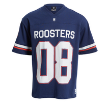 Sydney Roosters NRL COTTON-ON Mens Oversized Grid Iron T-Shirt