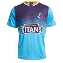Gold Coast Titans NRL Adult Tech T Shirt