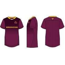 Brisbane Broncos NRL Youth Tech T Shirt