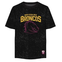 Brisbane Broncos NRL COTTON-ON Adults Washed T-Shirt