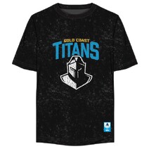 Gold Coast Titans NRL COTTON-ON Adults Washed T-Shirt