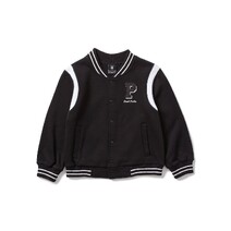 Penrith Panters NRL COTTON-ON Youth Varsity Fleece Jacket | BLACK