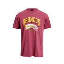 Brisbane Broncos NRL COTTON-ON Adults Pennant T-Shirt