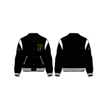 Penrith Panthers NRL COTTON-ON Adults 1908 Cord Varsity Jacket | BLACK