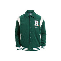 South Sydney Rabbitohs NRL COTTON-ON Adults 1908 Cord Varsity Jacket | GREEN
