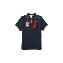 AFLW S10 ZIP MEDIA POLO - WOMENS/GWS