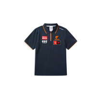 AFLW S10 ZIP MEDIA POLO - MENS/GWS
