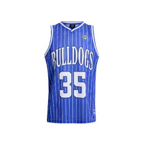 Canterbury Bulldogs NRL Bleacher Athletic Mens Basketball Singlet | Blue