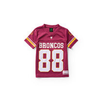 Brisbane Broncos NRL Bleacher Athletic Youth Mesh Grid Iron Jersey | Maroon