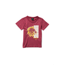 Brisbane Boncos NRL Bleacher Athletic Youth Washed Shred Tee | Maroon