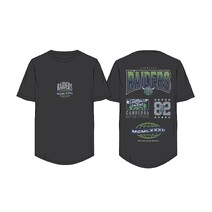 Canberra Raiders NRL Bleacher Athletic Adults Scoop Back Numeral Tee