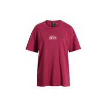 Brisbane Broncos NRL Bleacher Athletic Womens Staple Oversized Tee | Maroon