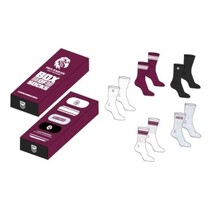 Manly Sea Eagles NRL Adults Everyday Socks Box Set - 5 Pair | OS