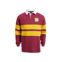 Brisbane Broncos NRL Bleacher Athletic Adults Legacy Rugby Polo
