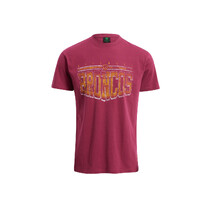 Brisbane Broncos NRL Bleacher Athletic Adults Club Tee | Maroon