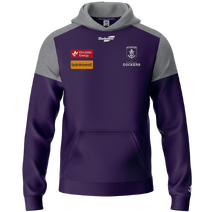 Fremantle Dockers AFL 2026 SEKEM Mens Player Hoodie | Grey Marle