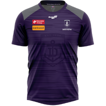 Fremantle Dockers 2026 SEKEM Mens Player Training Tee | Purple | Grey