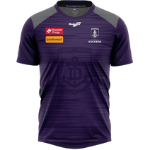 Fremantle Dockers 2026 SEKEM Youth Player Training Tee | Purple | Grey