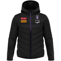 Fremantle Dockers AFL 2026 SEKEM Mens Padded Jacket | BLACK/PURPLE