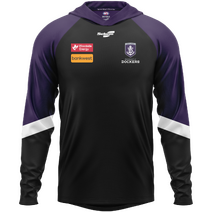 Fremantle Dockers AFL 2026 SEKEM Mens Player Casual Hood PURPLE/BLK/WHITE