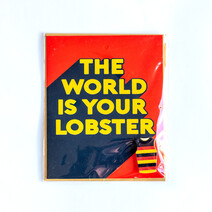 Adelaide Crows AFL TYPO Lobster Pin Greeting Card