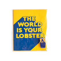 West Coasts Eagles AFL TYPO Lobster Pin Greeting Card