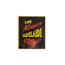 Adelaide Crows AFL TYPO Chalk Design Greeting Card