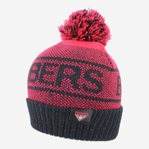 Essendon Bombers AFL Intercept Beanie | Black/ Red