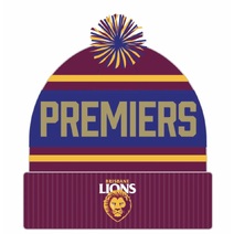 Brisbane Lions 2024 Premiers Adult Beanie