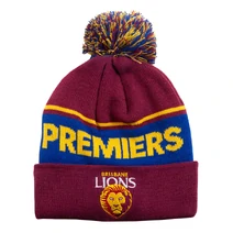 Brisbane Lions 2024 Premiers Adult Beanie