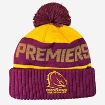 Brisbane Broncos NRL Premiership Beanie