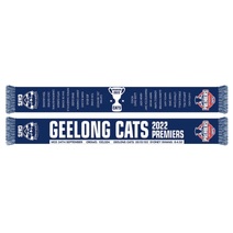 Geelong Cats AFL 2022 Premiers Scarf