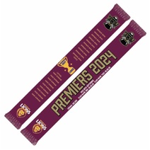 Brisbane Lions 2024 Premiers Scarf