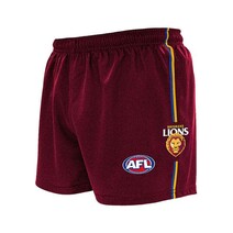 Brisbane Lions AFL Mens Replica Home Shorts