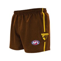 Hawthorn Hawks AFL Mens Replica Home Shorts