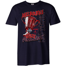 Melbourne Demons AFL 2021 Mens Premiers P2 Tee | Navy