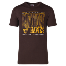 Hawthorn Hawks AFL Mens 2 Tees Pack