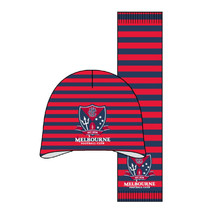 Melbourne Demons AFL Babies Beanie & Scarf Set