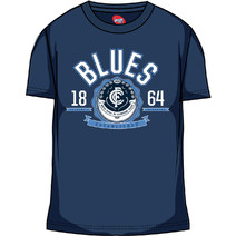 AFL Mens SHD Tee Carlton Blues
