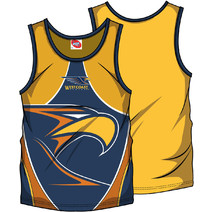 West Coast Eagles AFL Mens SHD Singlet