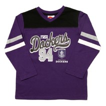 Fremantle Dockers AFL Toddler Script Long Sleeve Tee