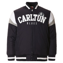 AFL Mens Fan Varsity Jacket Carlton Blues