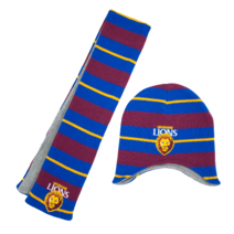 Brisbane Lions AFL Toddlers Beanie & Scarf Pack
