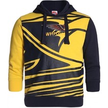 West Coast Eagles AFL Mens Supporter Pullover Hood
