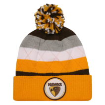 Hawthorn Hawks AFL Adults Supporter Beanie