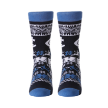 AFL Mens Ugly Xmas Socks Carlton Blues