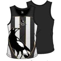 Collingwood Magpies AFL SHD Mens Training Singlet