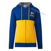 West Coast Eagles AFL Mens Fur Zip Hood
