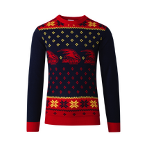 Adelaide Crows AFL Mens Ugly Christmas Sweater
