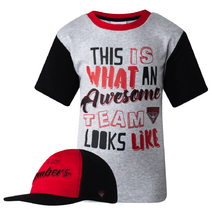 Essendon Bombers Summer Toddlers Tee & Cap Pack